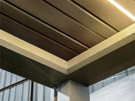 明陽遮陽-百葉涼亭水槽立柱細(xì)節(jié)